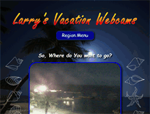 Tablet Screenshot of larrysvacationwebcams.com